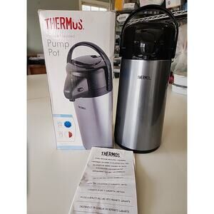 Thermos PP1920m 12 Hr Hot 24 Hr Cold 2 Qt 1.90 L Vacuum Insulated Pump Pot